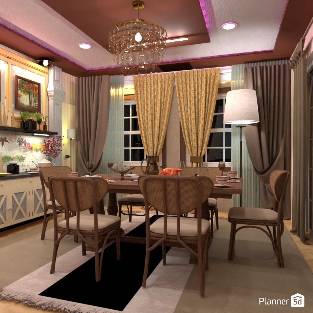 DB: Thanksgiving Day - room shell copy #23434147 by Editors Choice