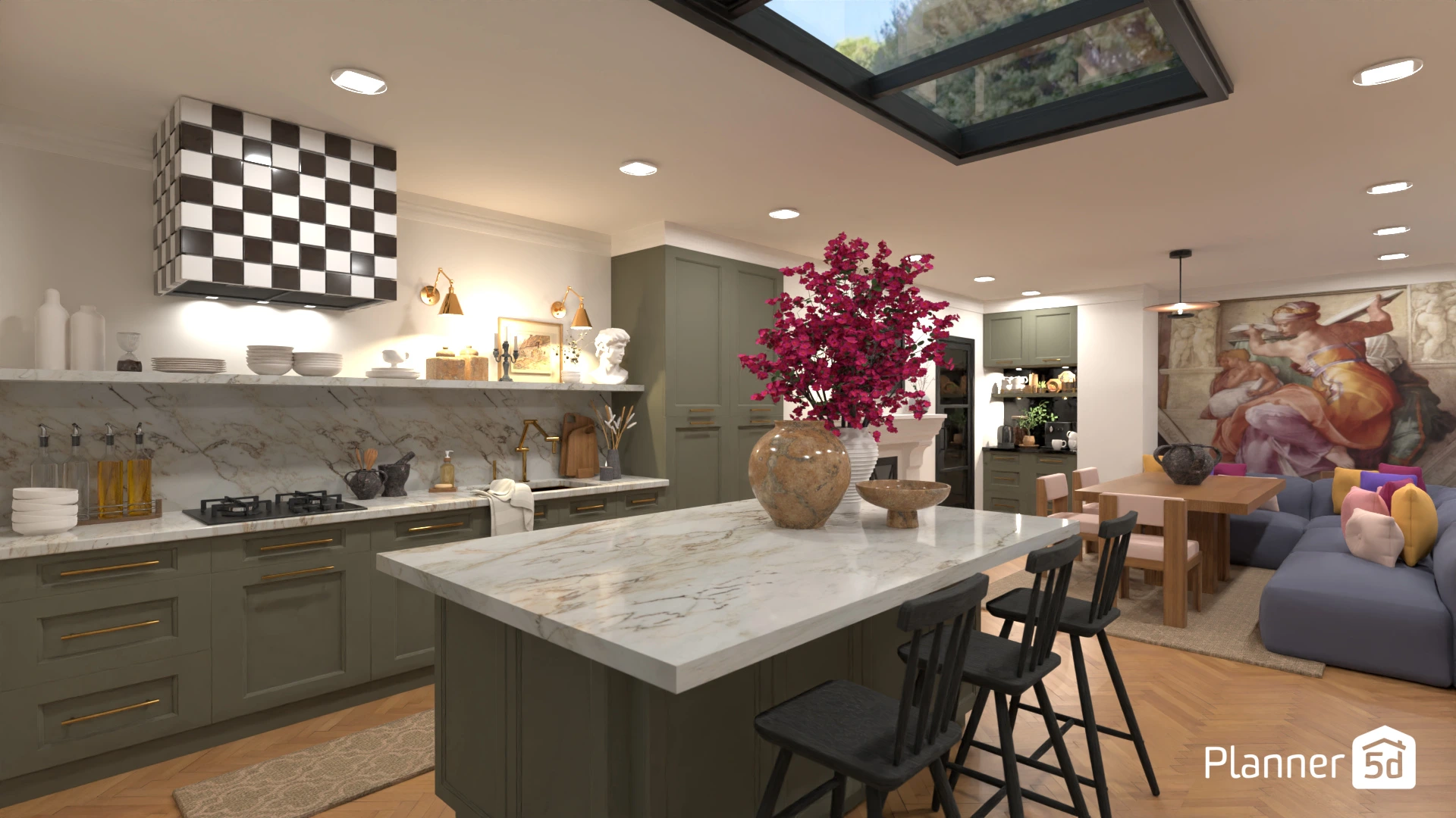 An eclectic renaissance - Free Online Design | 3D Floor Plans by Planner 5D