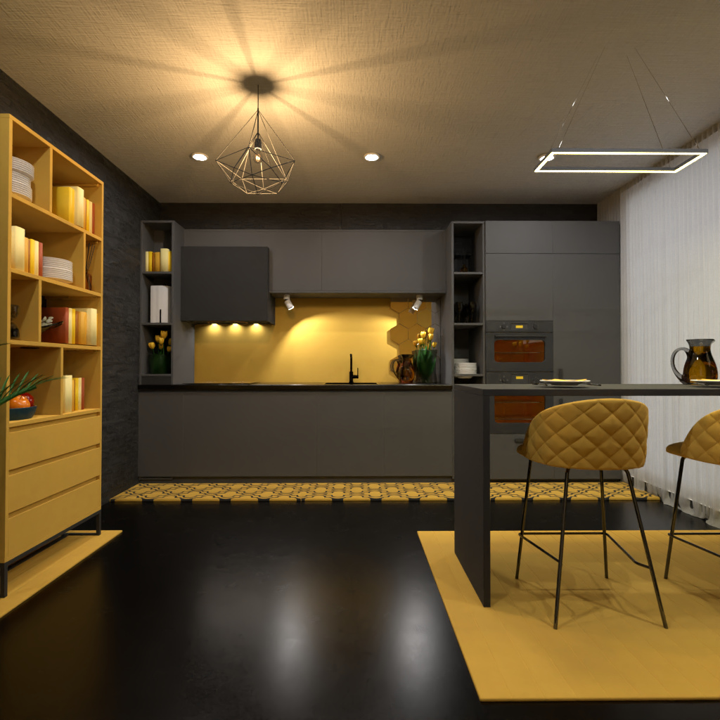 Sunny Kitchen #12541643 by Editors Choice