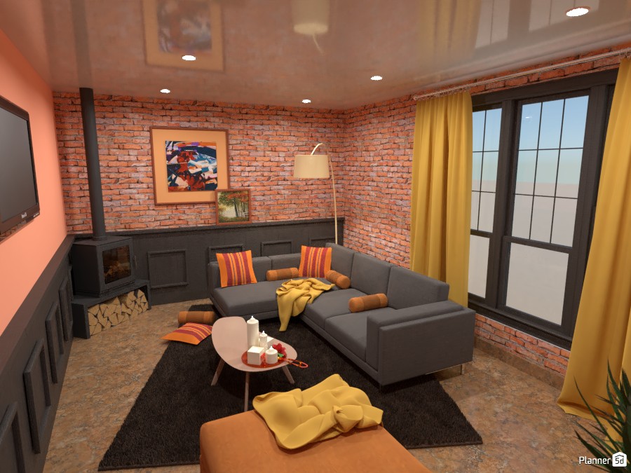 Autumn living room #4833011 by Mia