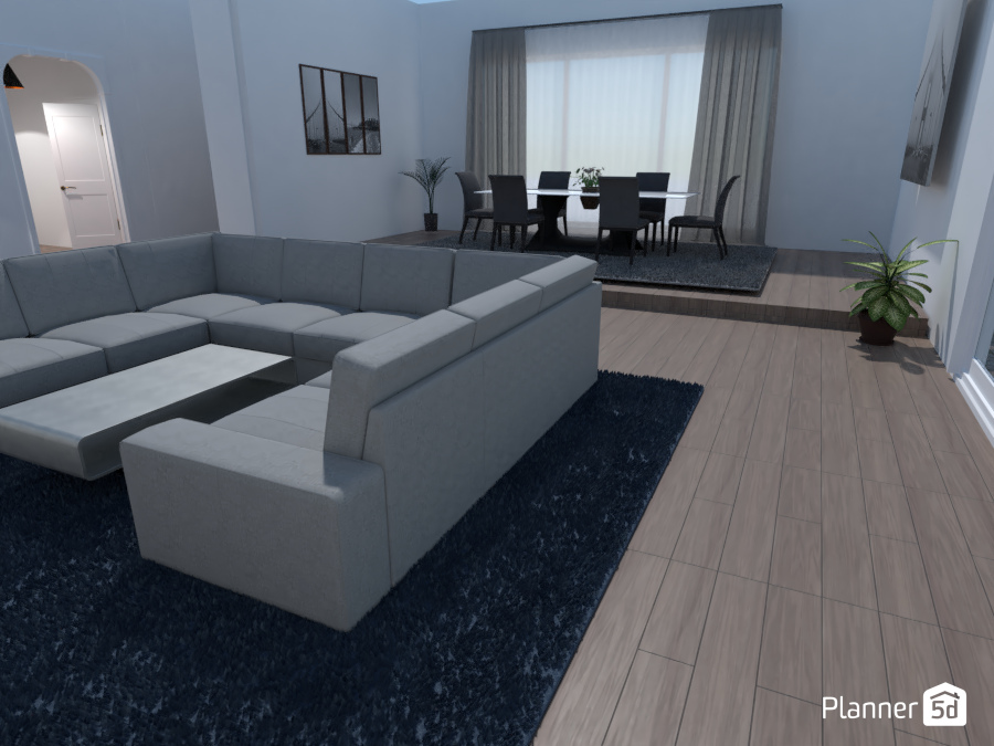 Living Room/ Dining Room #7168266 by User 24526929