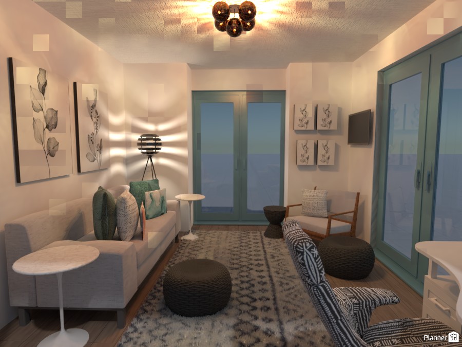 Home Office/ Guest Room #4202386 by Hello Bright Design