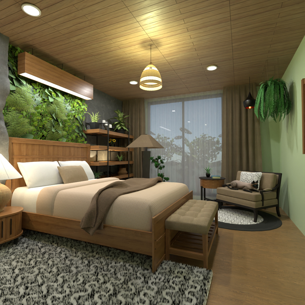 Forest bedroom #12812619 Por Editors Choice