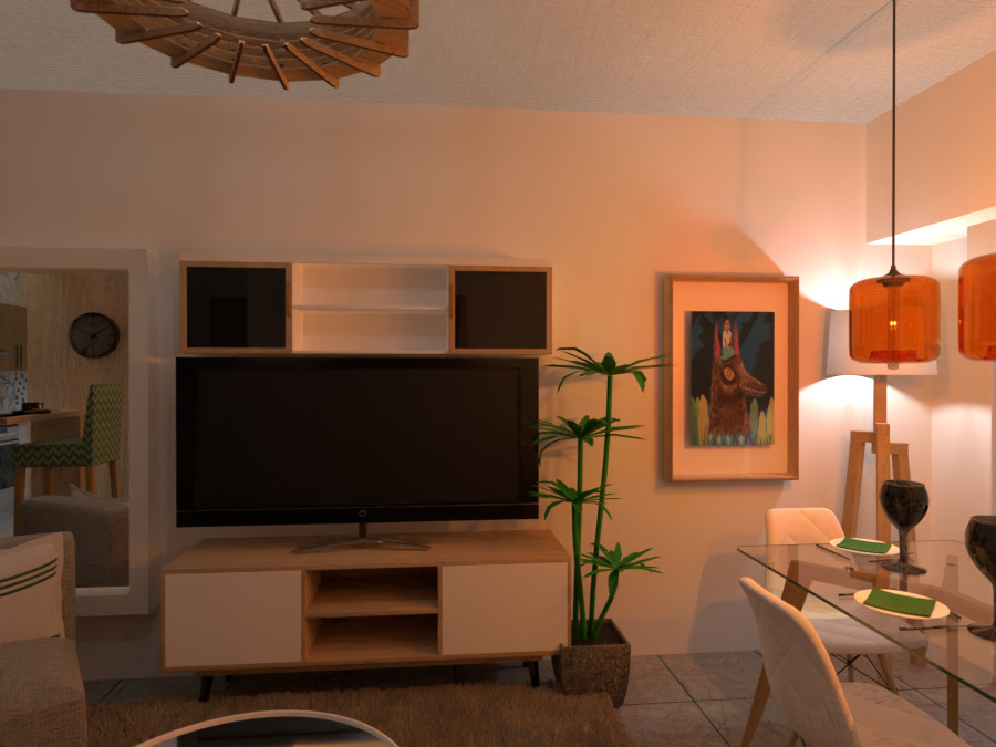 LIVING #14014539 by Eugenia Cristina Boccanera-Domos Decoracion Holistica