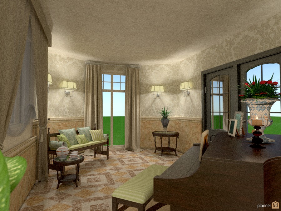 Music room: view #2 #959772 by Micaela Maccaferri