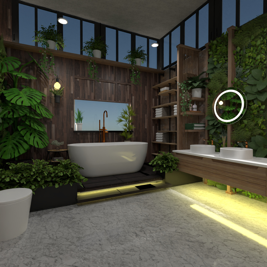 Biophilic Bathroom #13080675 by Editors Choice