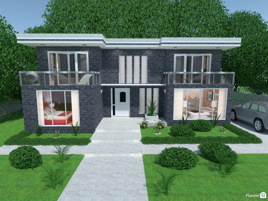 Casa moderna XX #2527144 Por MariaCris