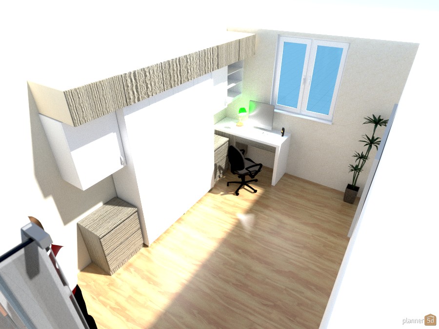 Lit escamotable et espace de travail #907823 by Marc Levesque