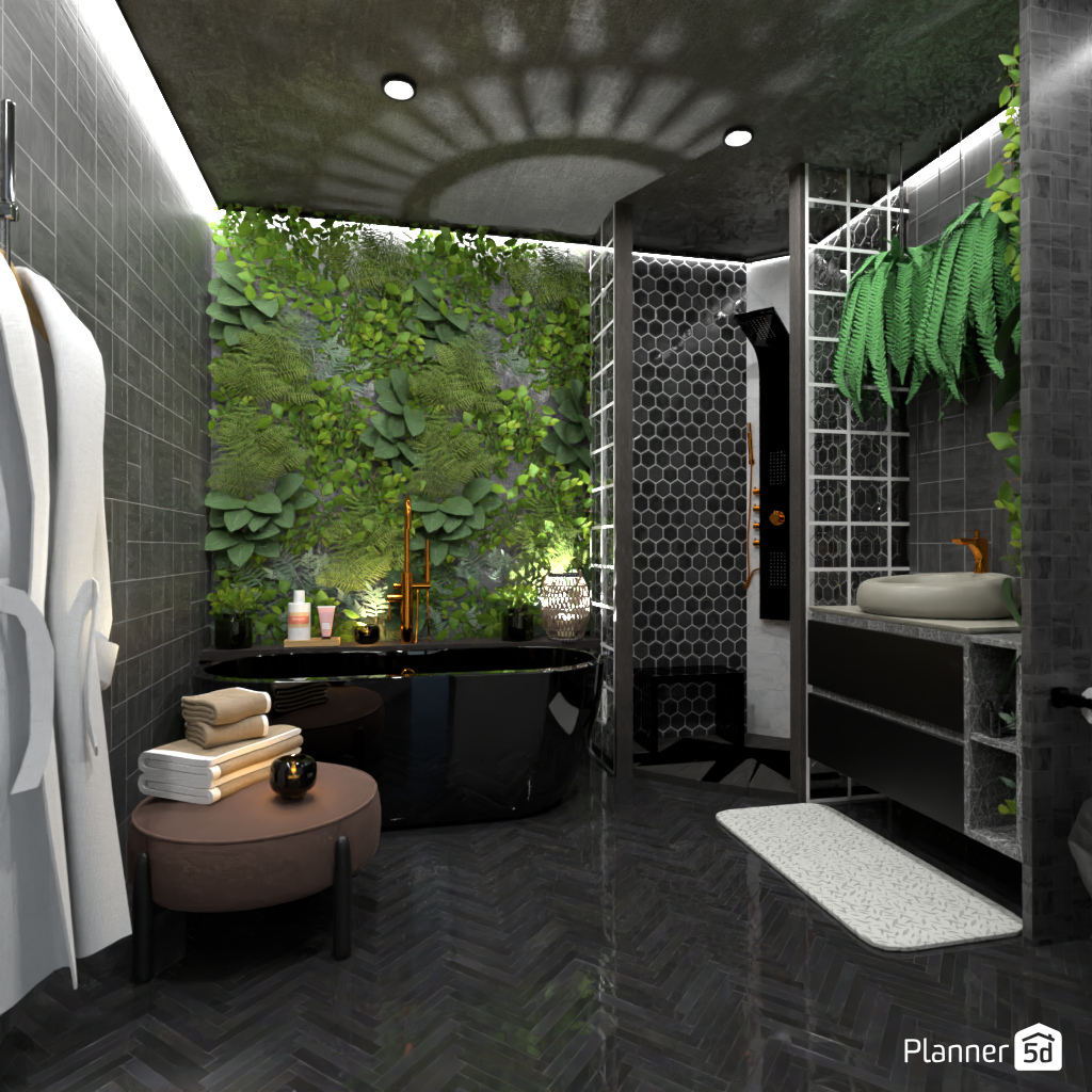 Dark Bathroom #3362860 by Editors Choice