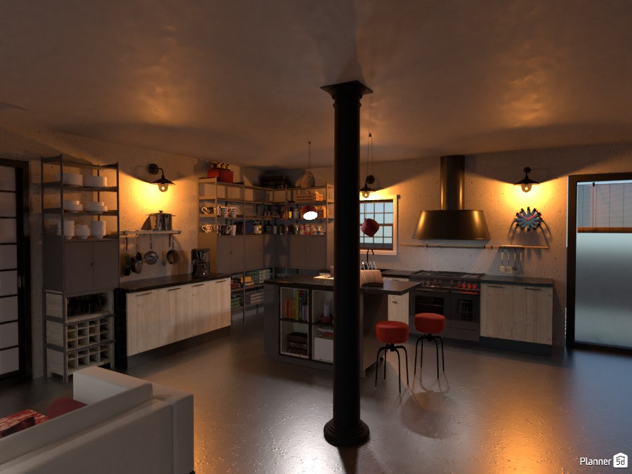 Bungalow con Piscina: Cucina #3526120 by Freek