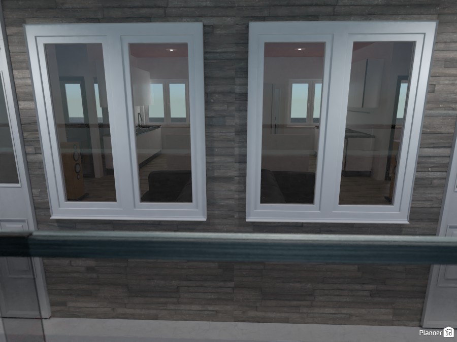 "The charming orange and black building" #3691157 by Arthur R