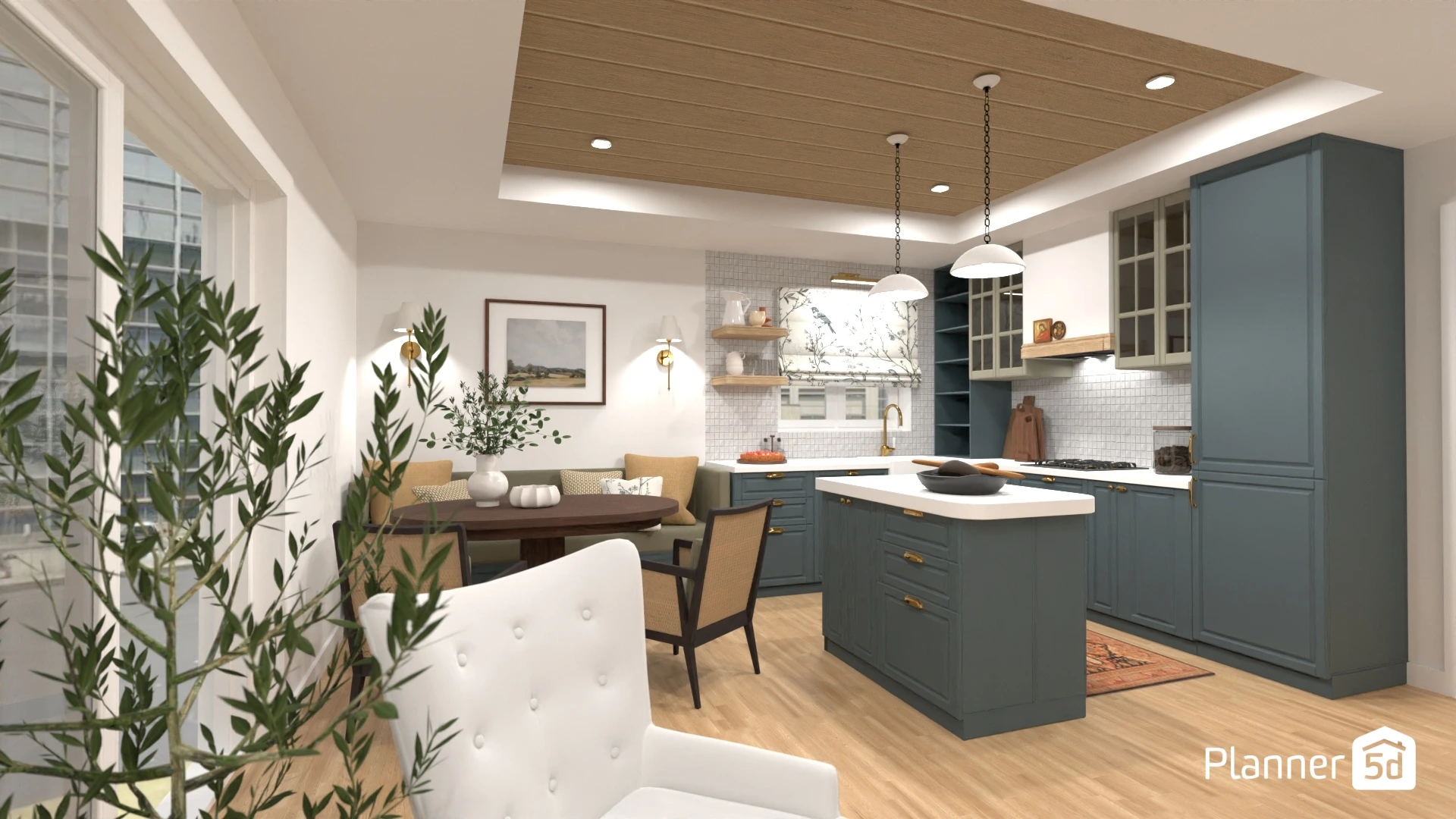 Modern Farmhouse Apartment #161404 by Darina Doncheva