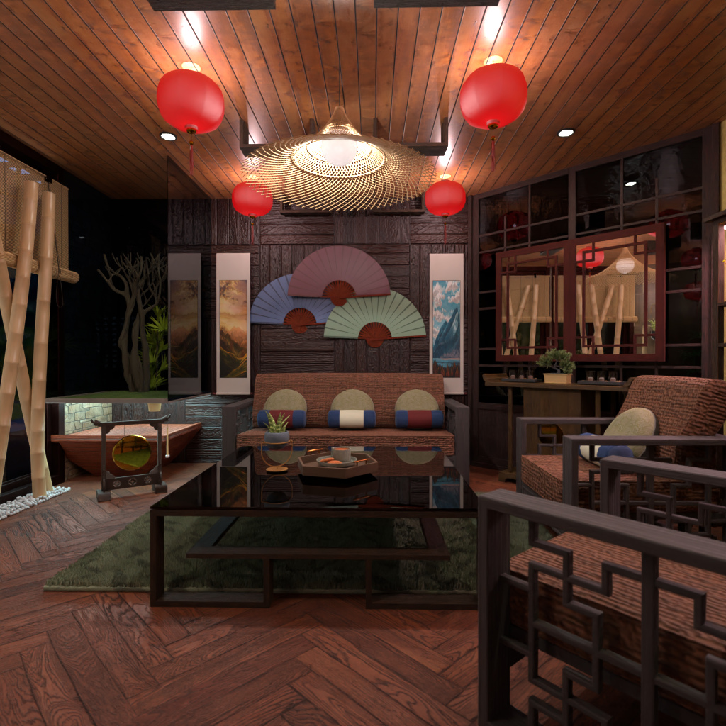 Japanese-style Living Room #15410815 by Editors Choice