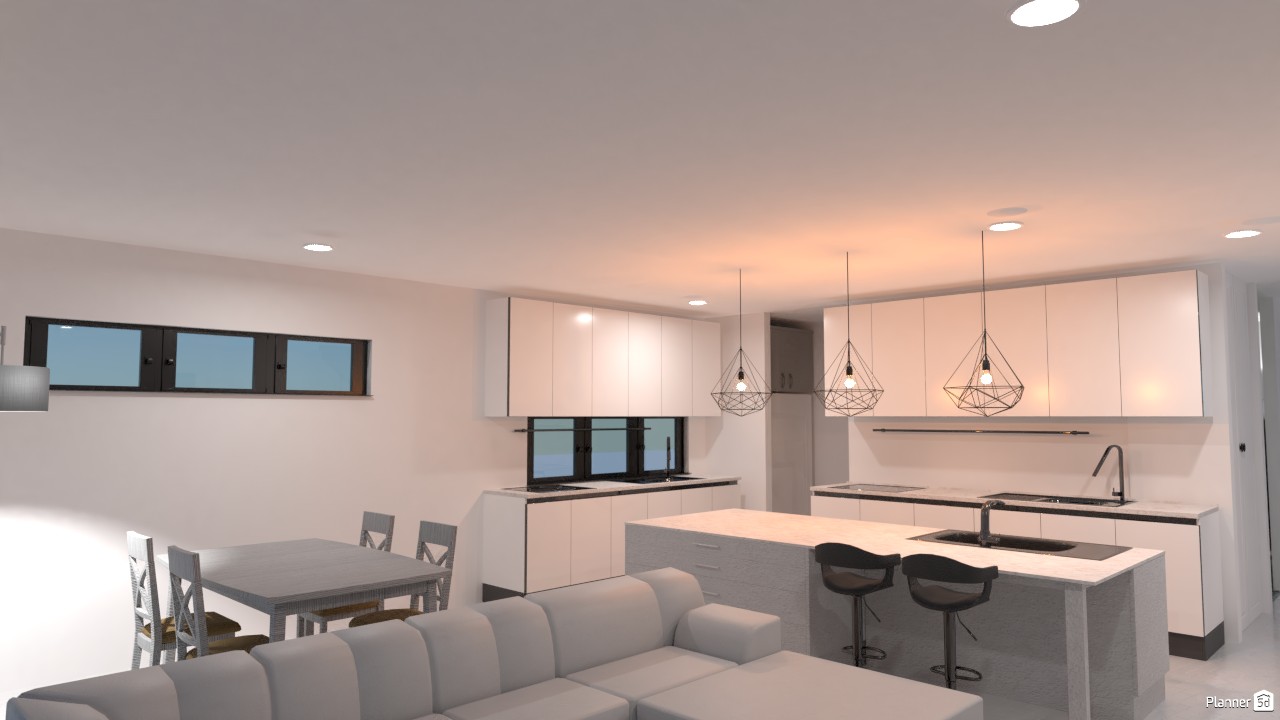 Kitchen View from the living room #3253064 by Anonymous