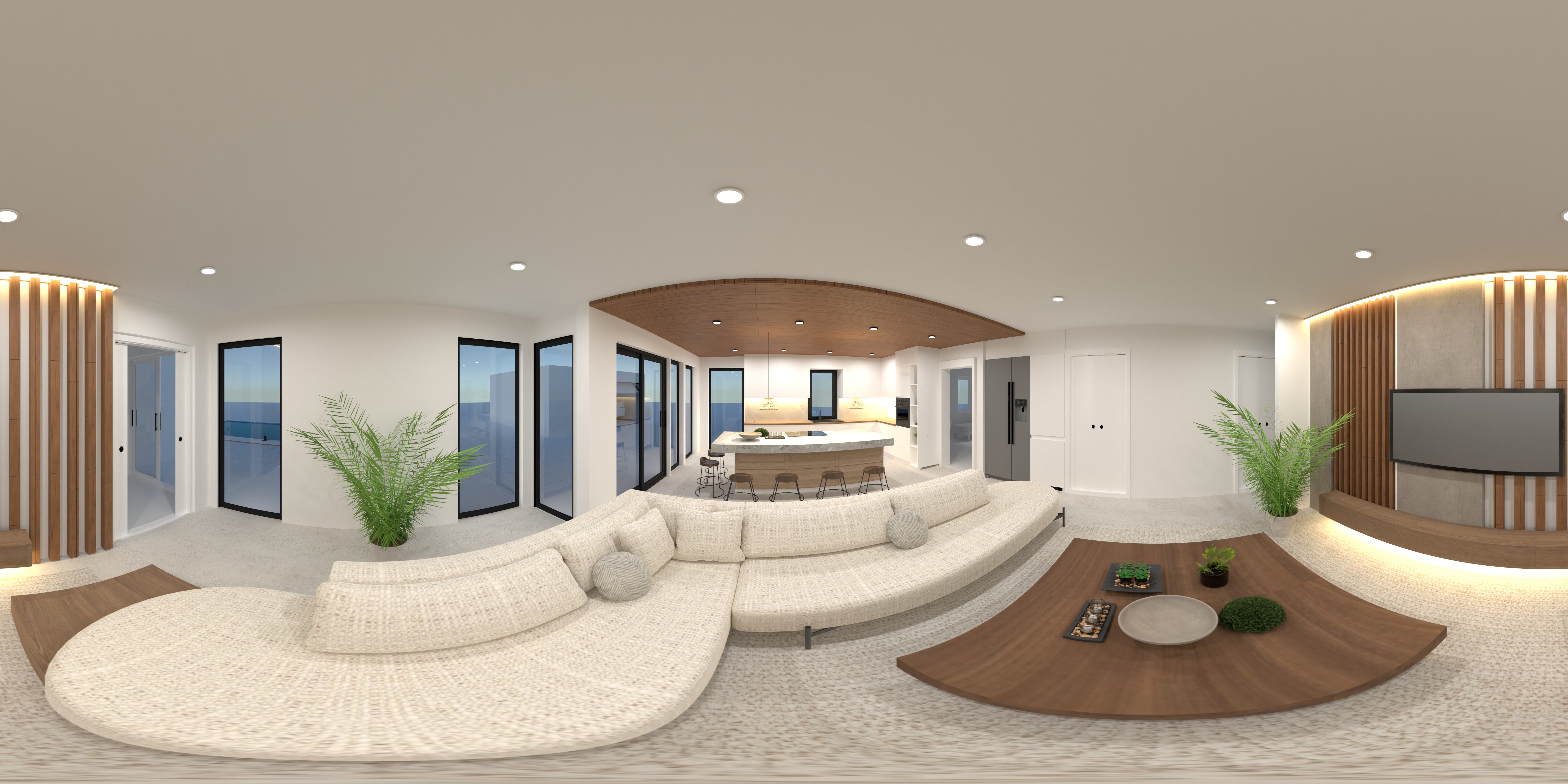 Organic Modern Living room & Kitchen #24155872 by Virginia