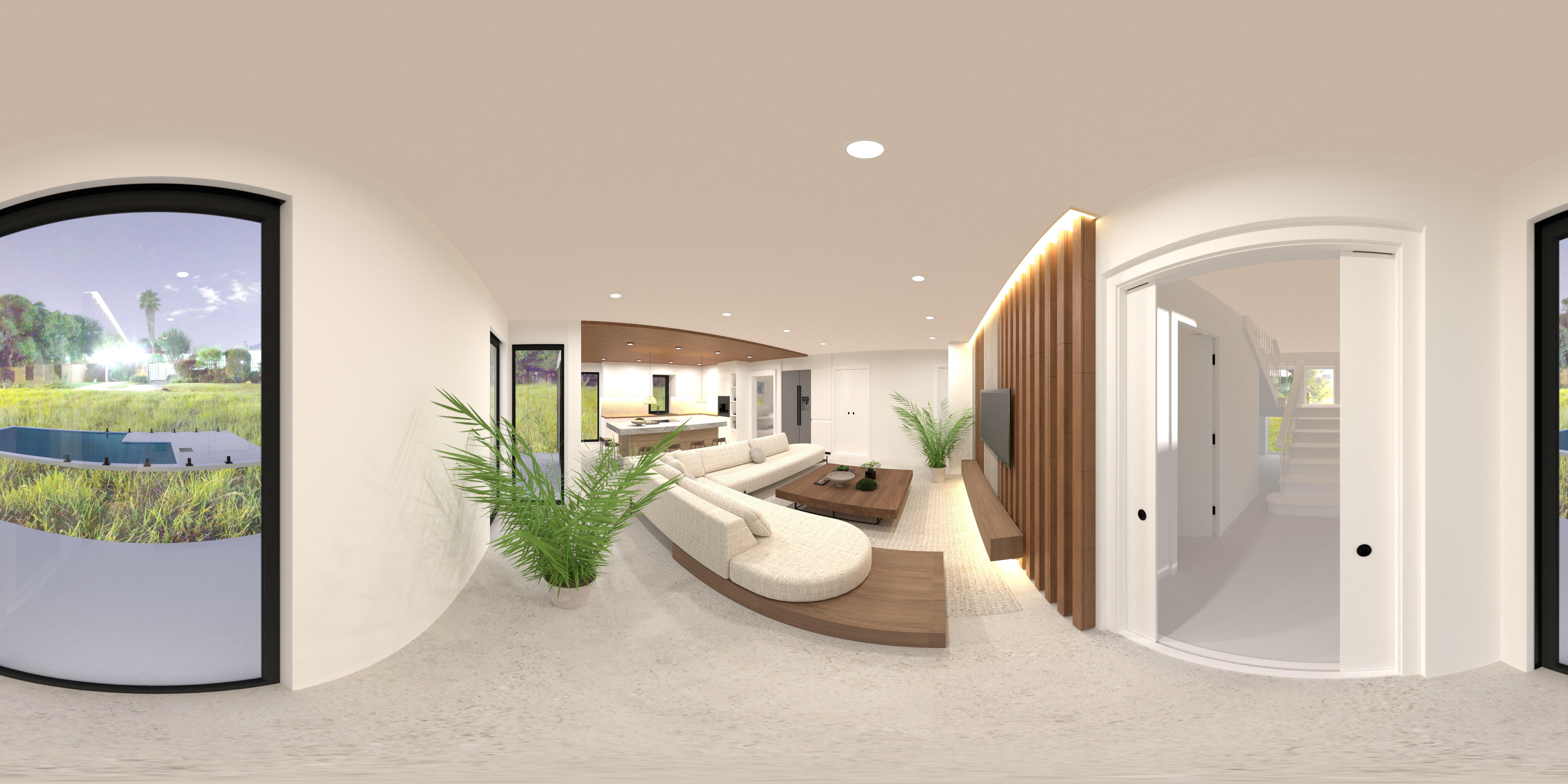 Organic Modern Living room & Kitchen #24171724 by Virginia