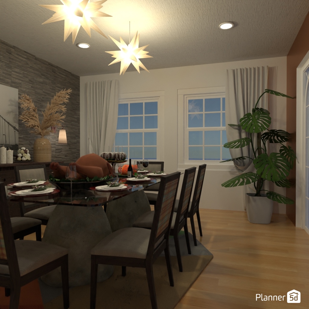 DB: Thanksgiving Day - room shell copy #23491322 by Editors Choice