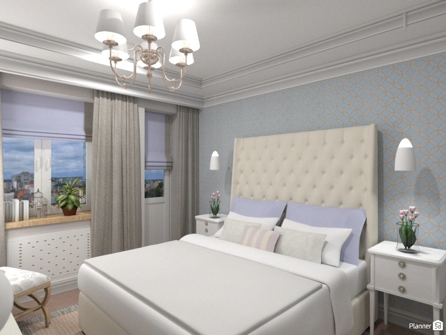 Спальня в 3к #69754 by Elena Strenova