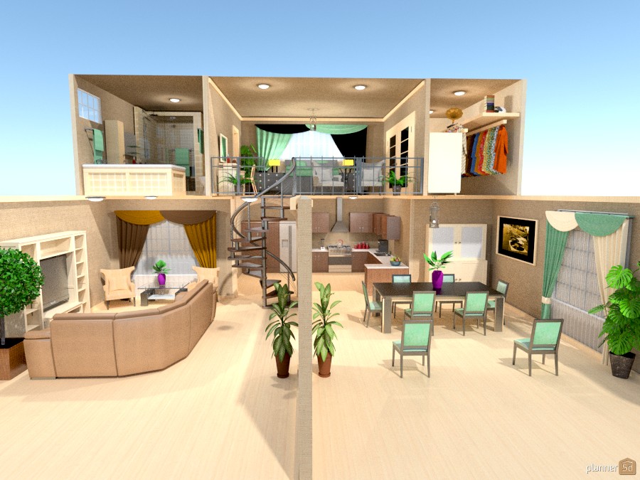 open floor plan w/loft #895429 by Joy Suiter