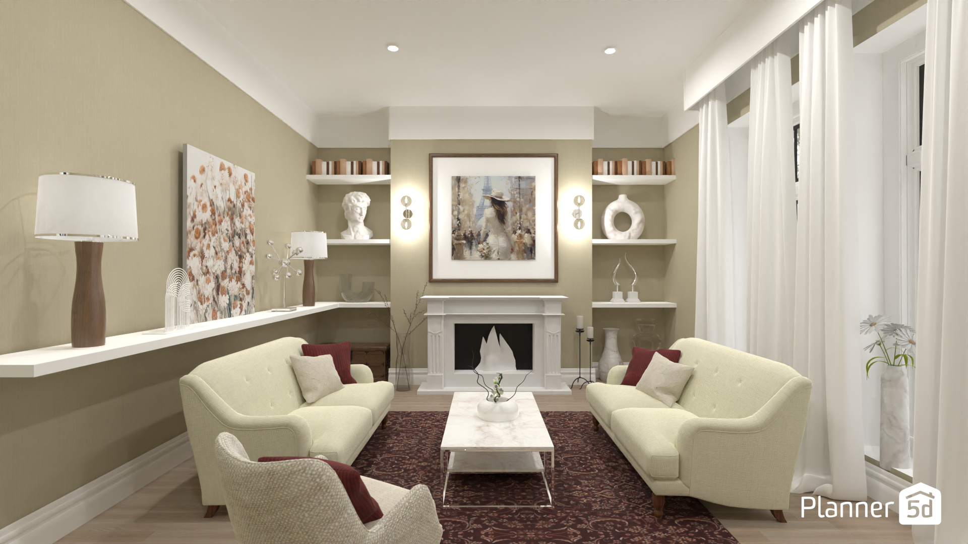 Wohnzimmer #18674860 Por Rachel L