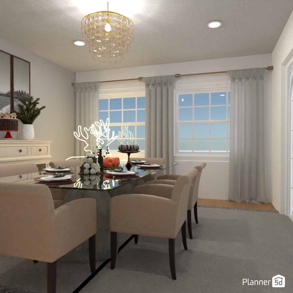 DB: Thanksgiving Day - room shell copy #23422383 by Editors Choice