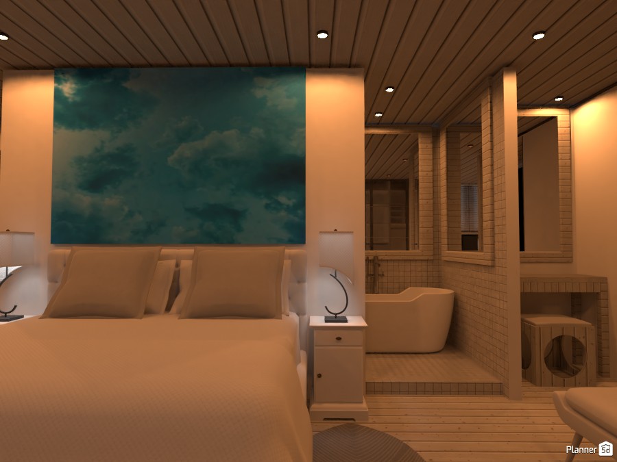 Energy efficient house, main bedroom and bathroom #4050479 by derick le roux