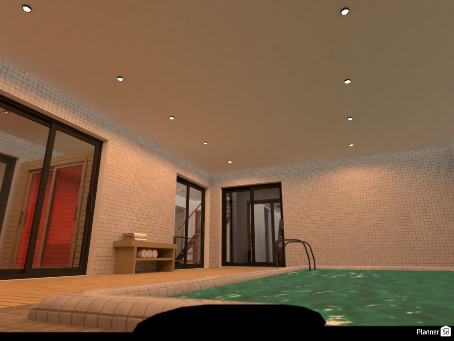 Energy efficient house, indoor swimming pool #4053195 by derick le roux