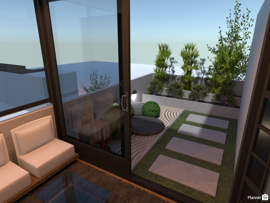 Japanese lounge and garden #4057351 by derick le roux