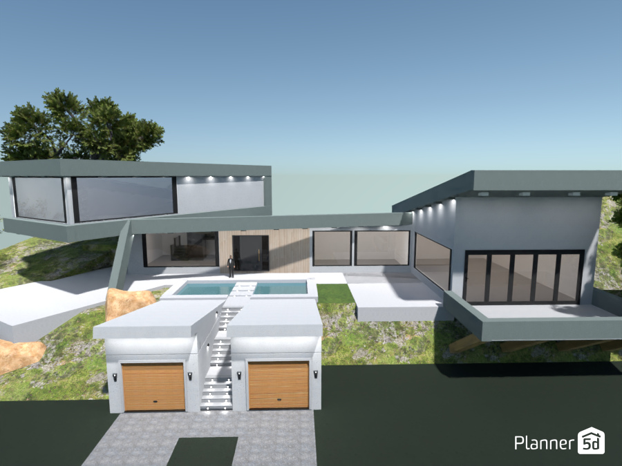 Hillside Concrete Home #13990111 by Dyl-ii