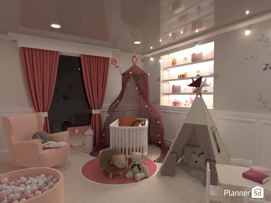 Pink Bedroom / Batalla de diseño 11699060 by Hall Pat image