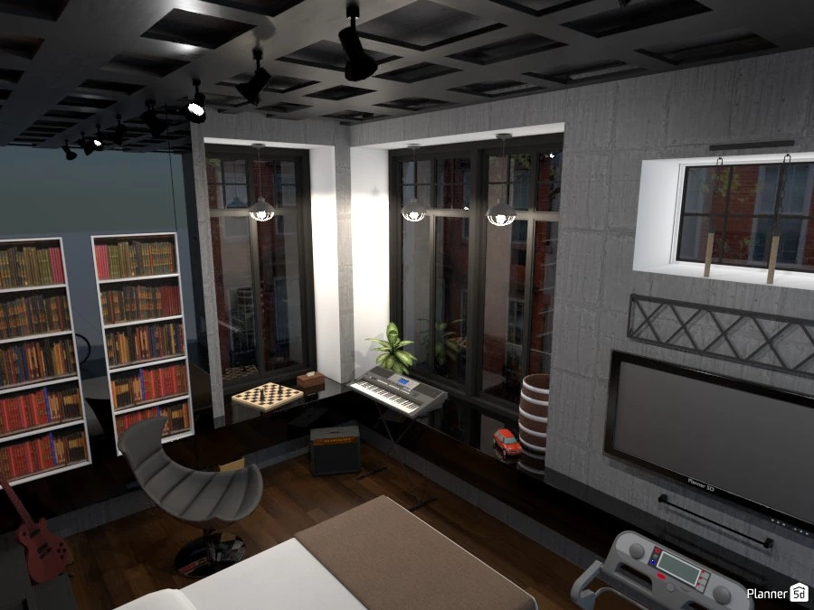 Industrial style bedroom #81895 by RLO