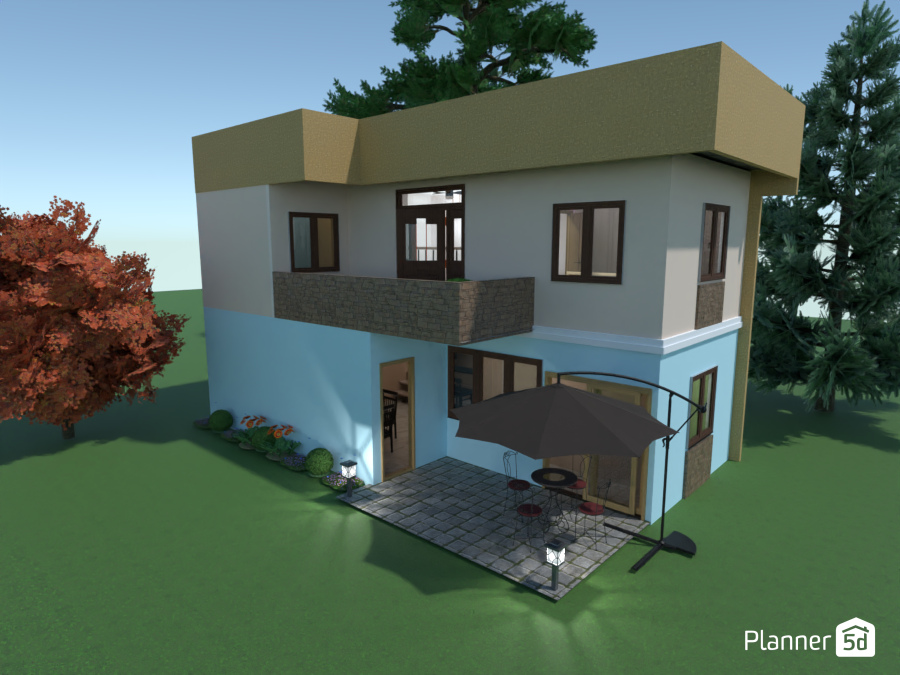Two Story House #7399946 by Jomer O. Atienza