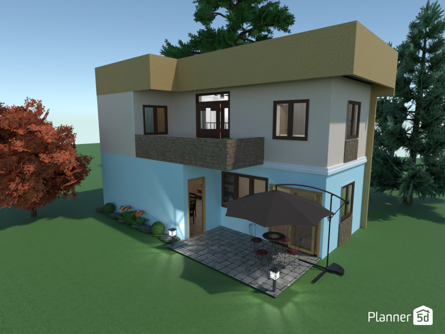 Two Story House 7399946 by Jomer O. Atienza image