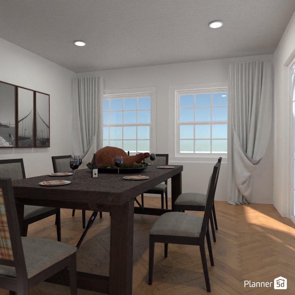 DB: Thanksgiving Day - room shell copy #23457863 by Editors Choice