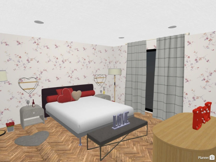 Valentine's Day Bedroom #158835 by Ella Price
