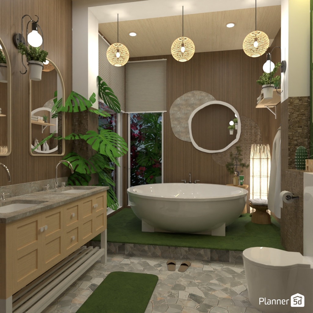 Natural bathroom #22151428 by Editors Choice