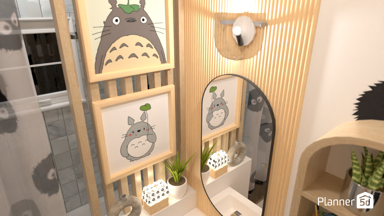 Totoro Bathroom #21451758 by blahannah15