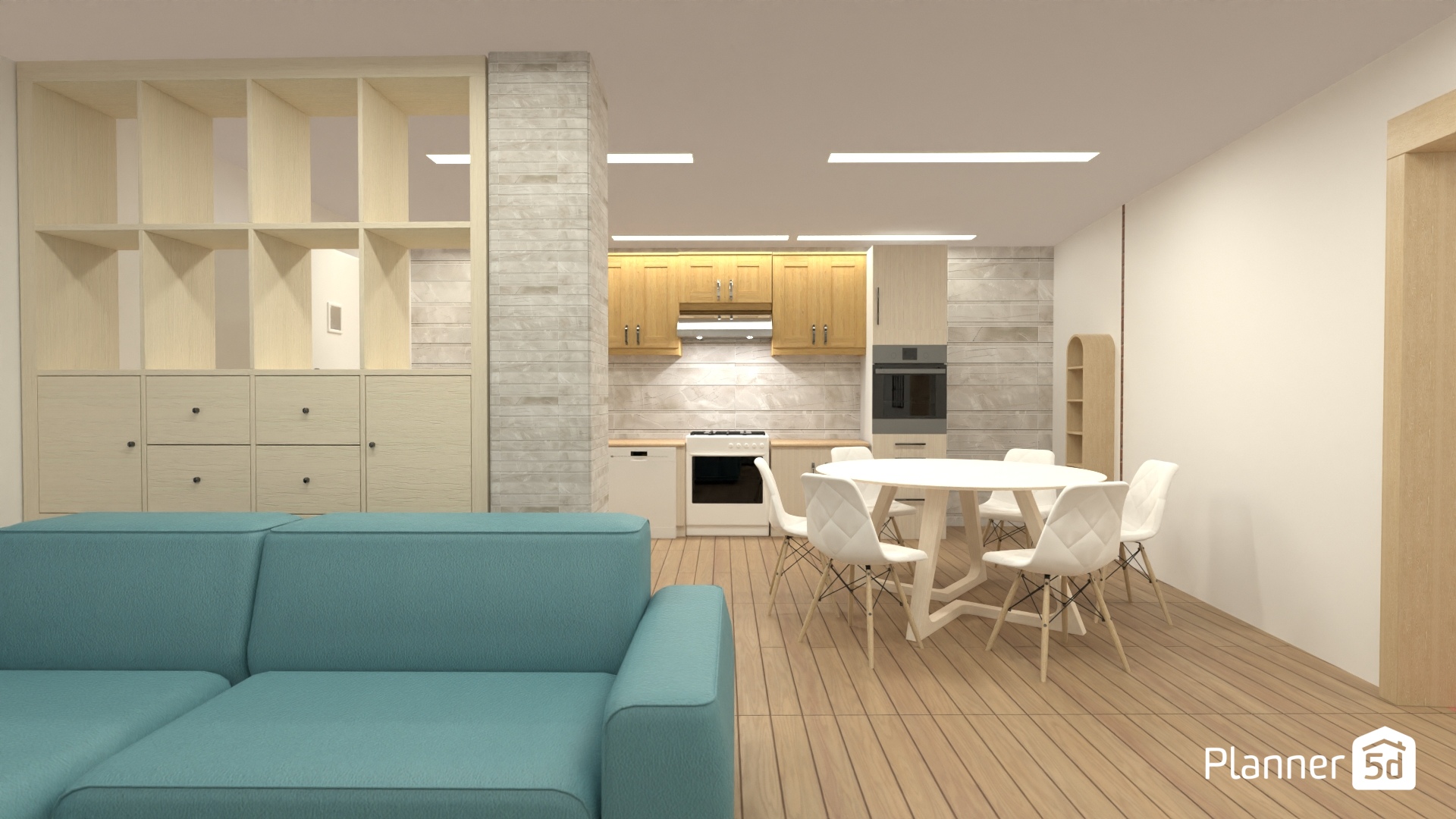 COMEDOR COCINA SALON #26178292 by Yolanda Infante Garrido