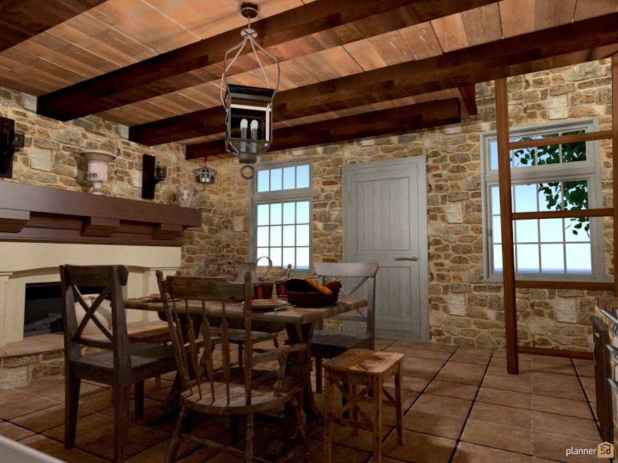 Living in a Tower: Kitchen #1 #896122 by Micaela Maccaferri