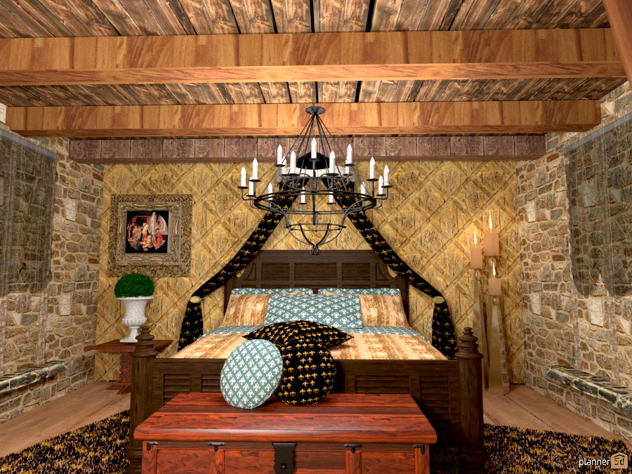 Living in a Tower: The Queen's Bed #893376 by Micaela Maccaferri