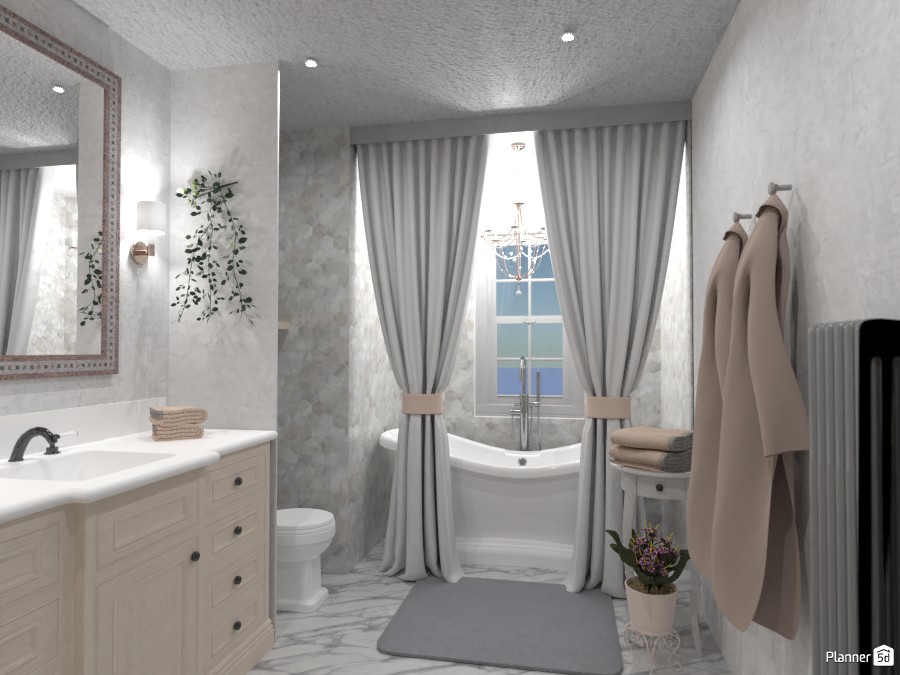 Classic Bathroom Design Contest Entry #4902124 by Valerie