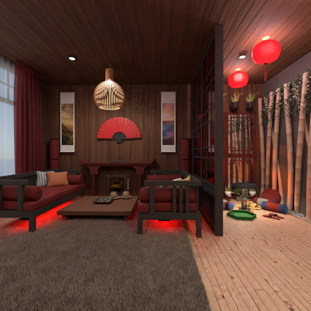 Japanese-style Living Room #15368483 by Editors Choice