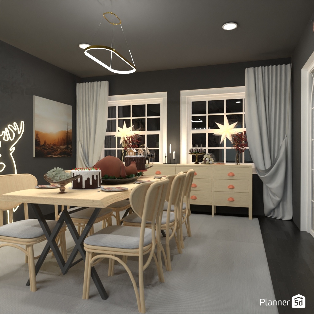 DB: Thanksgiving Day - room shell copy #23458855 by Editors Choice