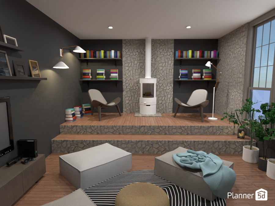 Contest: Living room without sofa 8293869 by Elena Z image