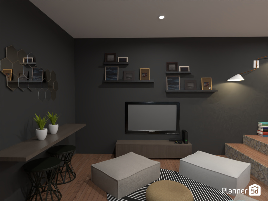 Contest: Living room without sofa II #8293877 by Elena Z