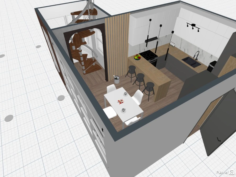 Tiny kitchen w/ stairs #3072200 by Kaiden♡