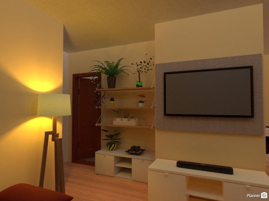 Sala simples Cond. Ipê Amarelo #5686493 by Leonardo Santos