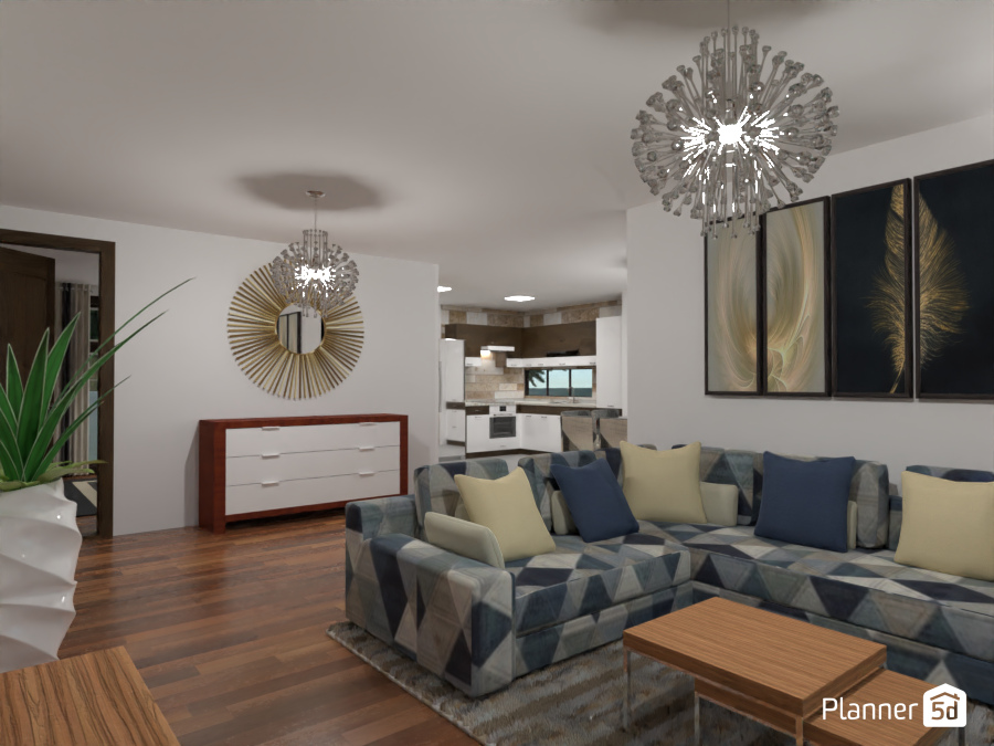 Vista interior cada moderna campestre #13507075 by MariaCris