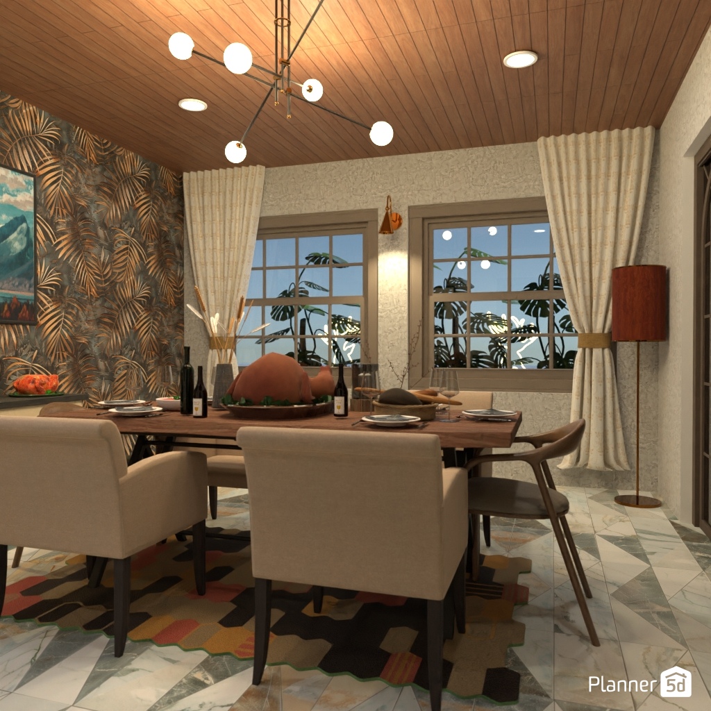 DB: Thanksgiving Day - room shell copy #23431019 by Editors Choice