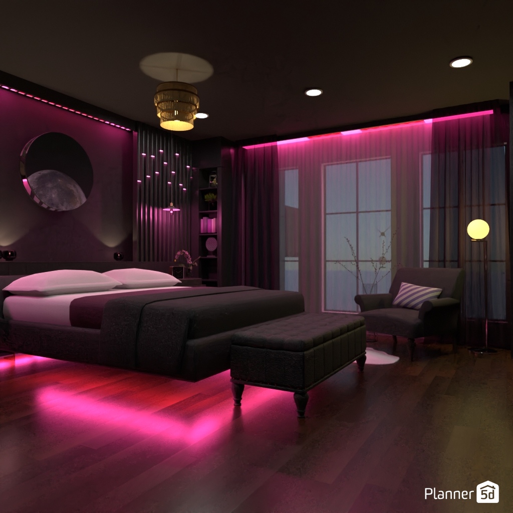 Midnight Mood Room #28908980 by Editors Choice